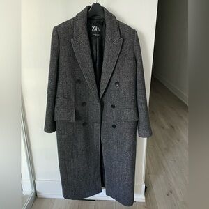 Zara Charcoal Coat